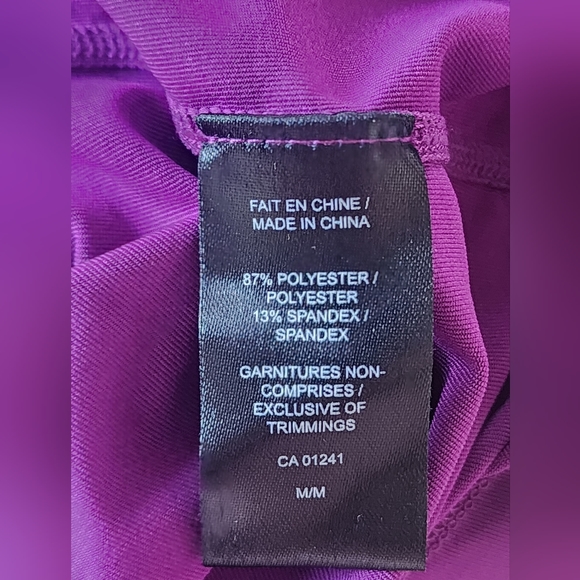 I.fiv5 purple atheltic work out tank top - Picture 4 of 4